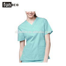 Frauen hospital Kleid grüne Krankenschwester Uniform Kurzarm Uniform